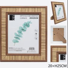 Portafoto Decorato Legno