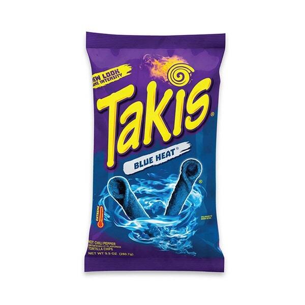 TAKIS Tortillas Arrotolate BLUE HEAT PICCANTI 90g