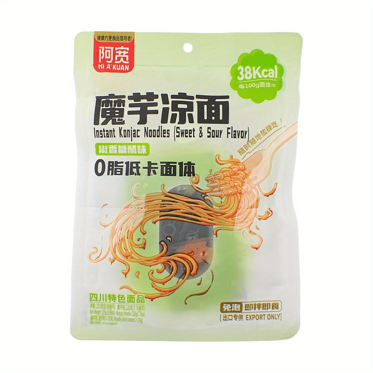 NOODLE DI KONJAC ISTANTANEI AGRODOLCE 255G