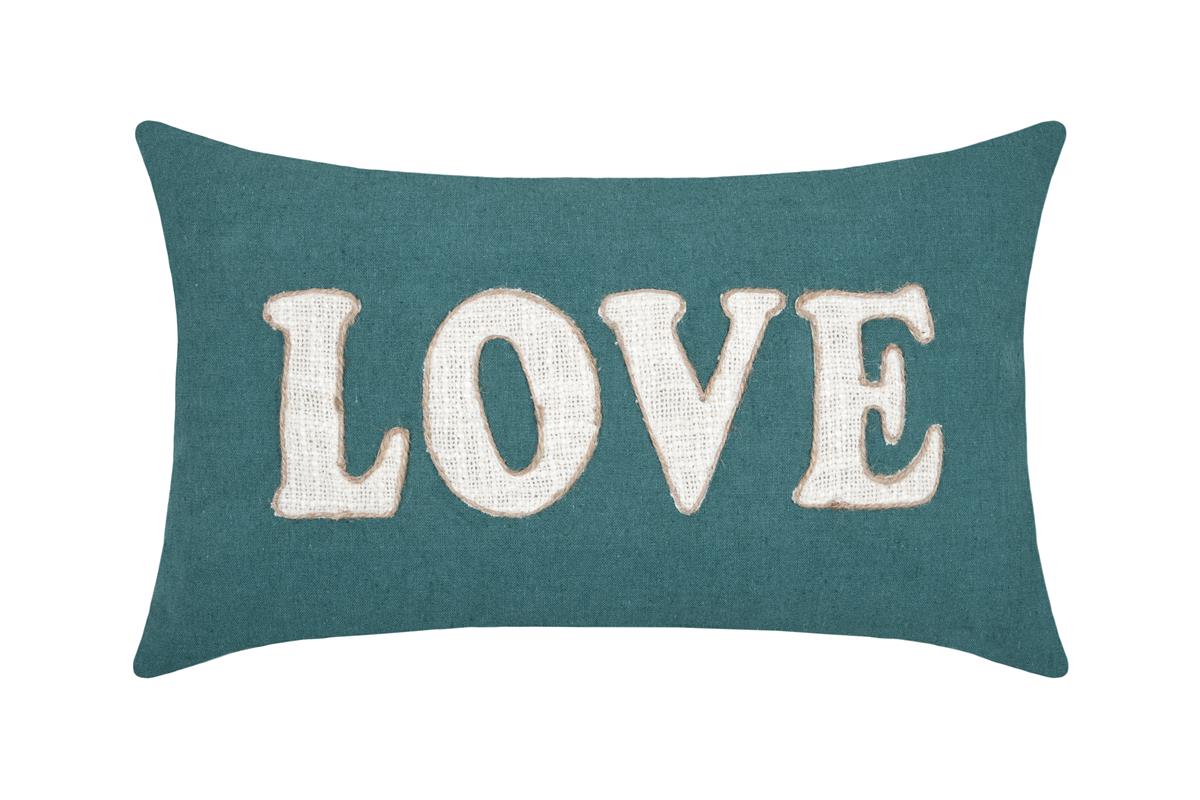 CUSCINO LOVE COBALTO 30X50cm