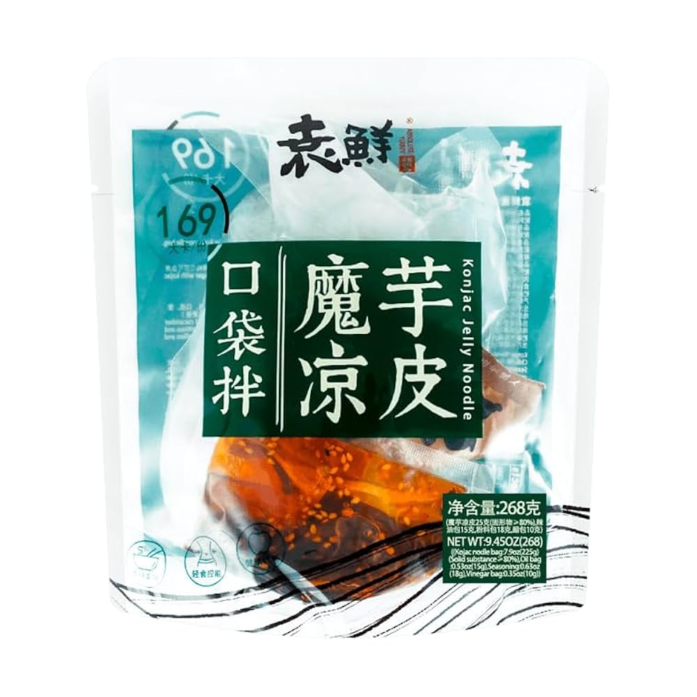Noodle di konjac istantanei con salsa piccante