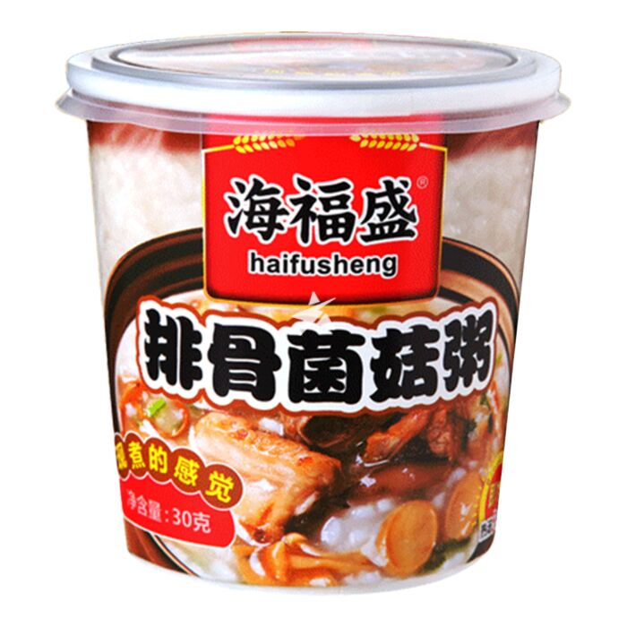 PORRIDGE DI RISO ISTANTANEO 38G FUNGHI/COSTINE DI MAIALE