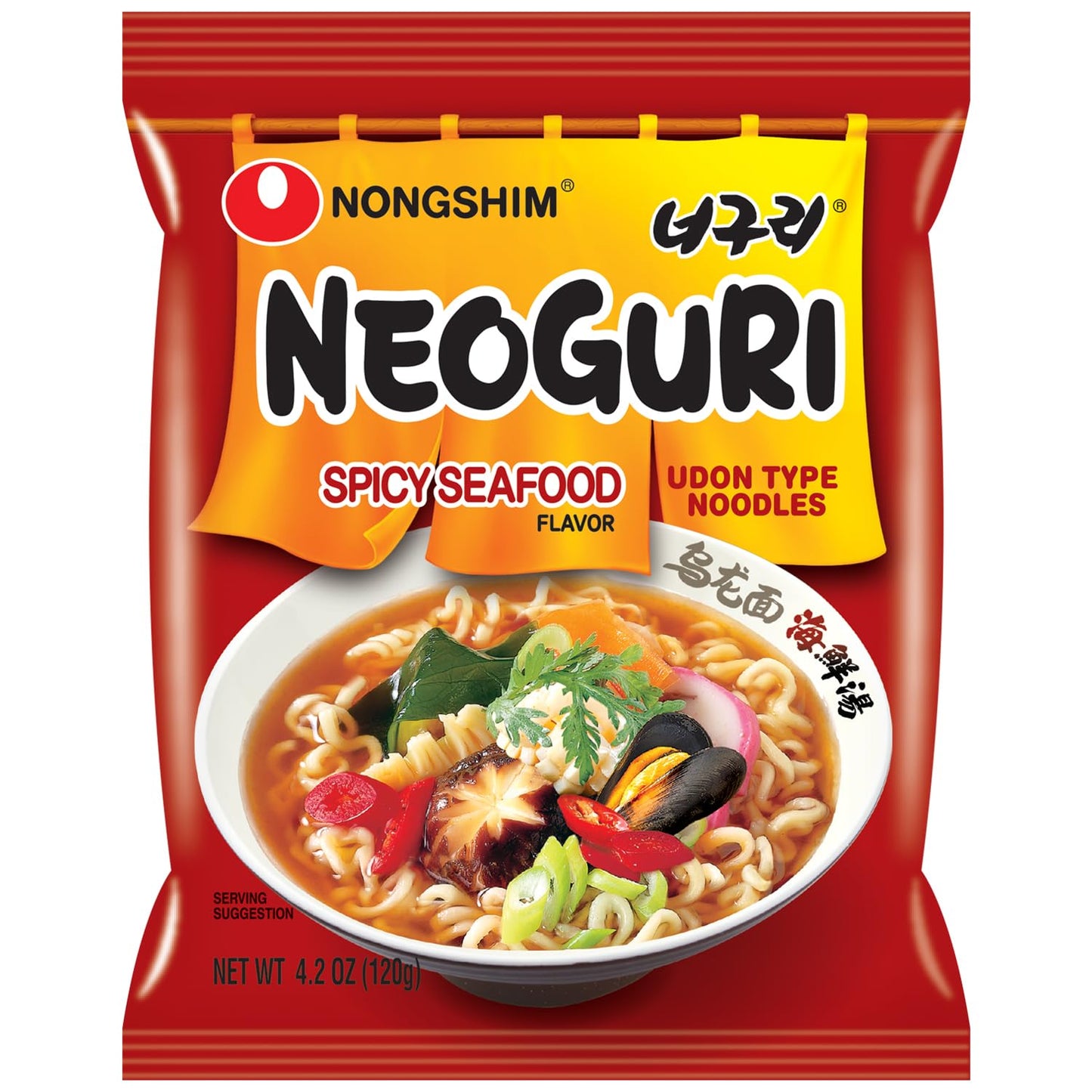 Nongshim Neoguri Ramyun Spicy Seafood