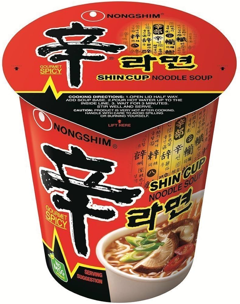 Nongshim Cup Noodles Coreano Gourmet spicy