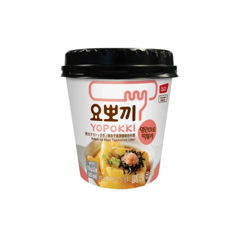 Yopokki MENTAKO E MAIONESE Tteokbokki - Gnocchi di riso Coreani