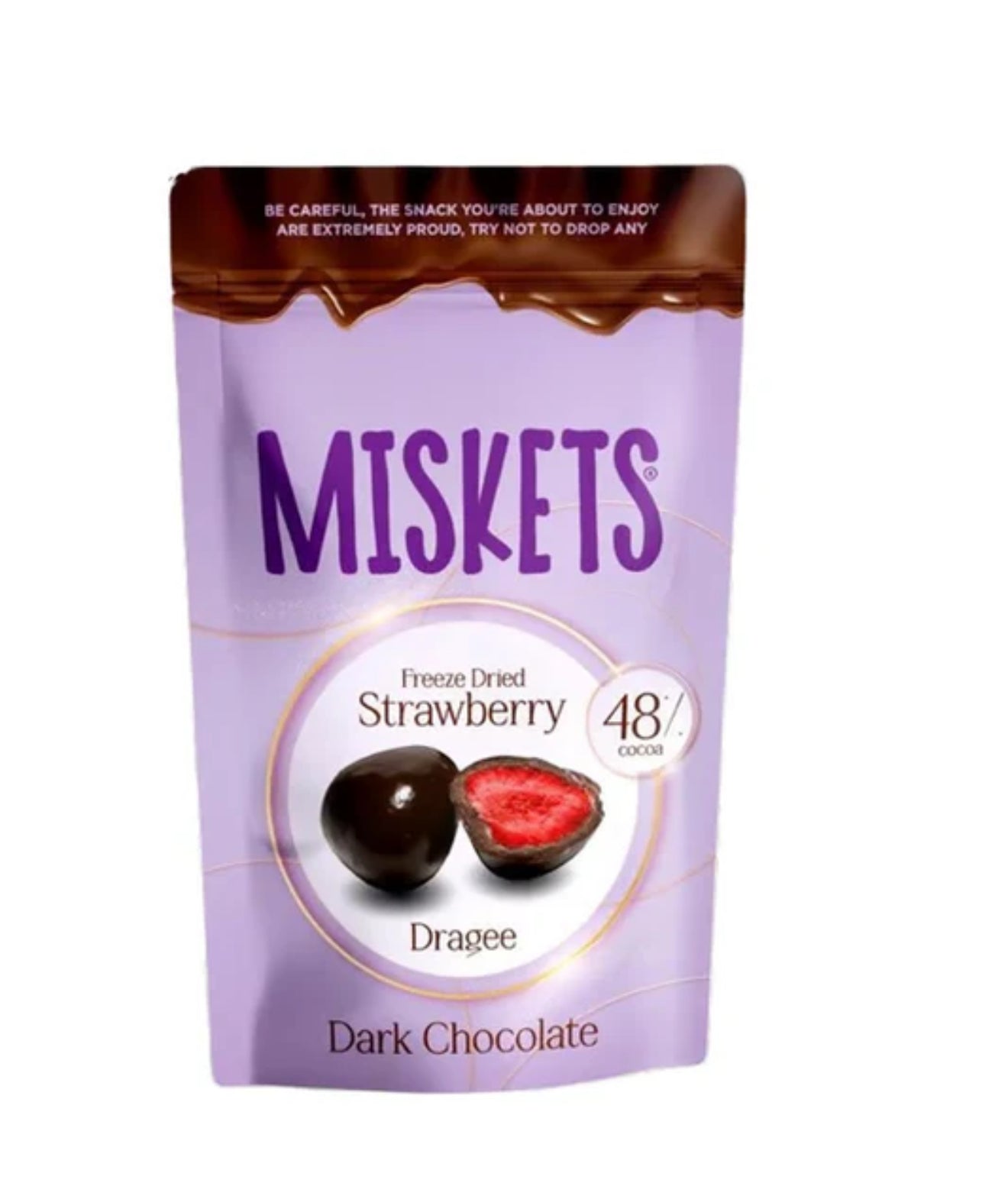 Fragola liofilizzata al cioccolato fondente