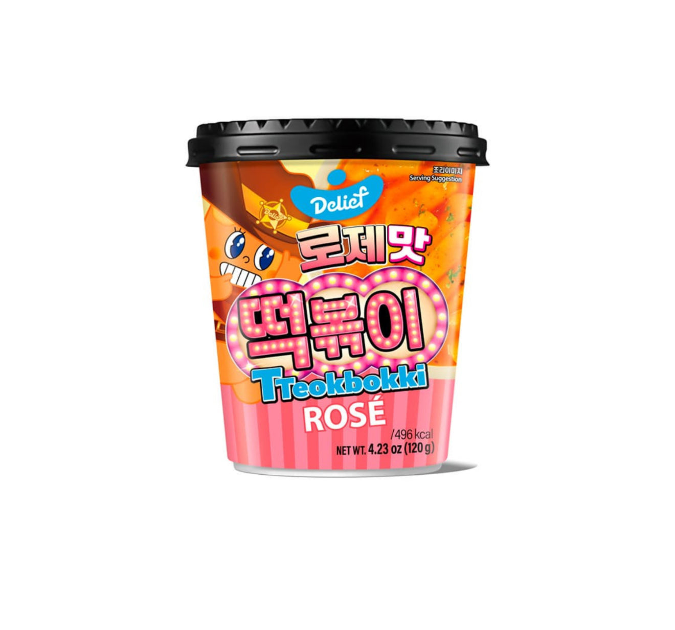 Delief Tteokbokki gusto Rose Cup