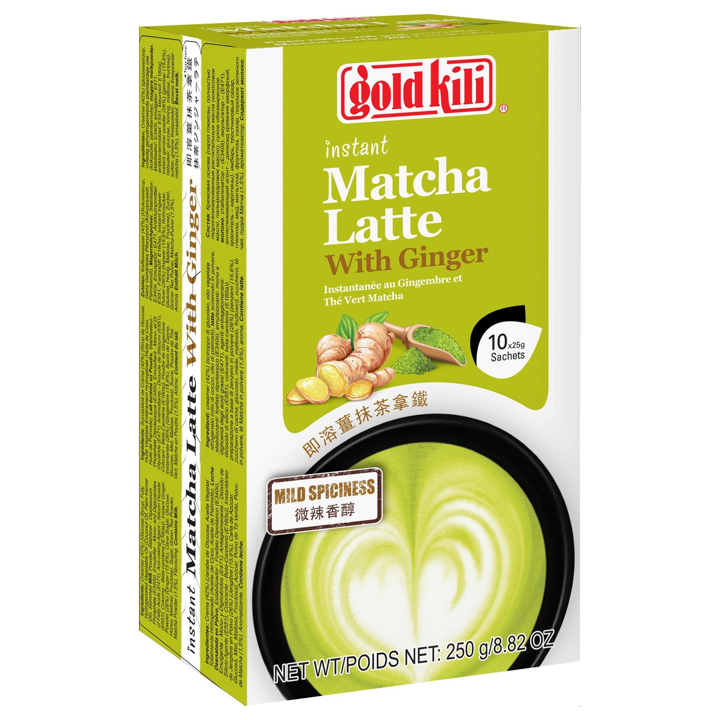 GOLD KILI MATCHA LATTE ISTANTANEO CON GINSENG