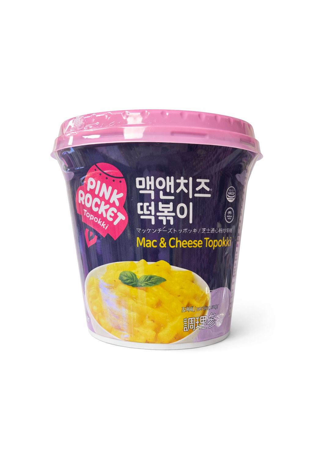 Pink Rocket Mac & Cheese Topokki