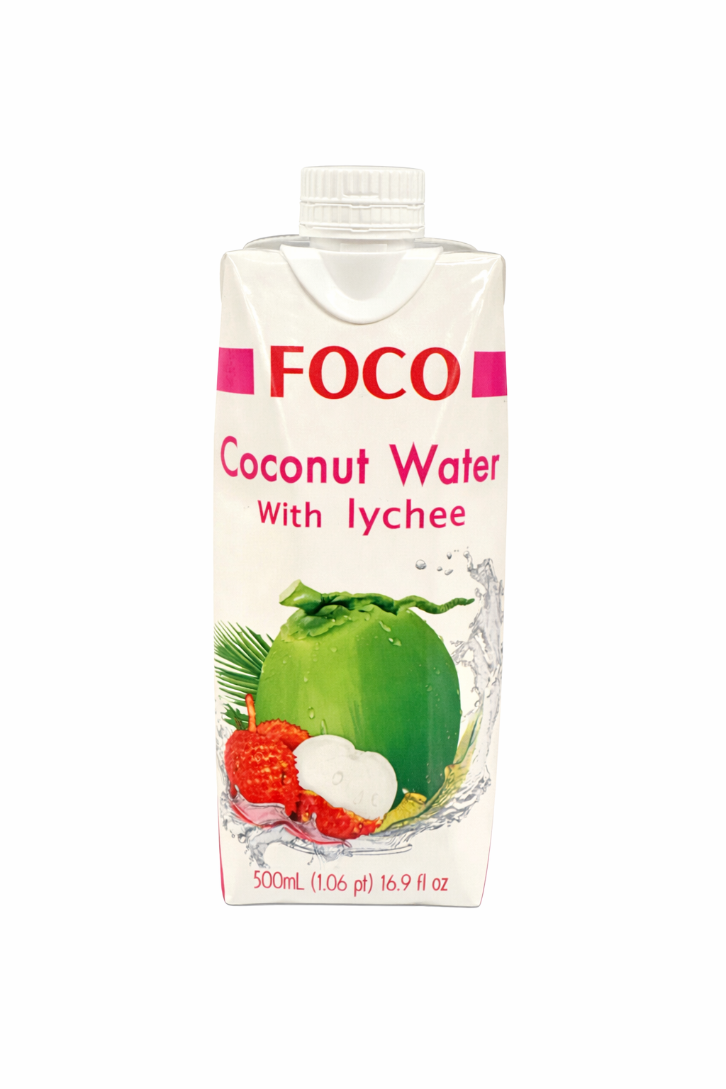 Acqua di Cocco FOCO al Lychee – 500 ml