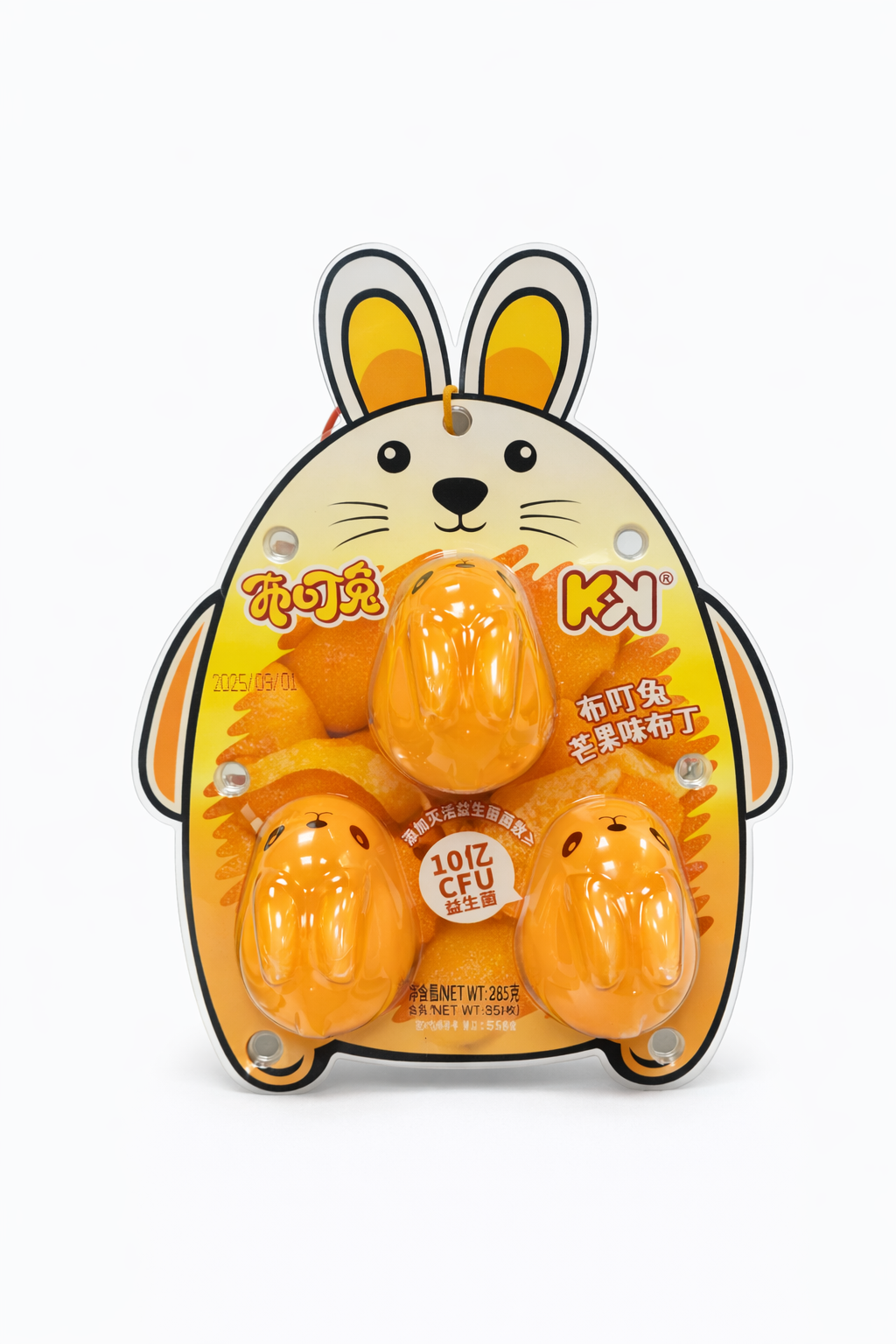 Gelatina al mango forma coniglietto