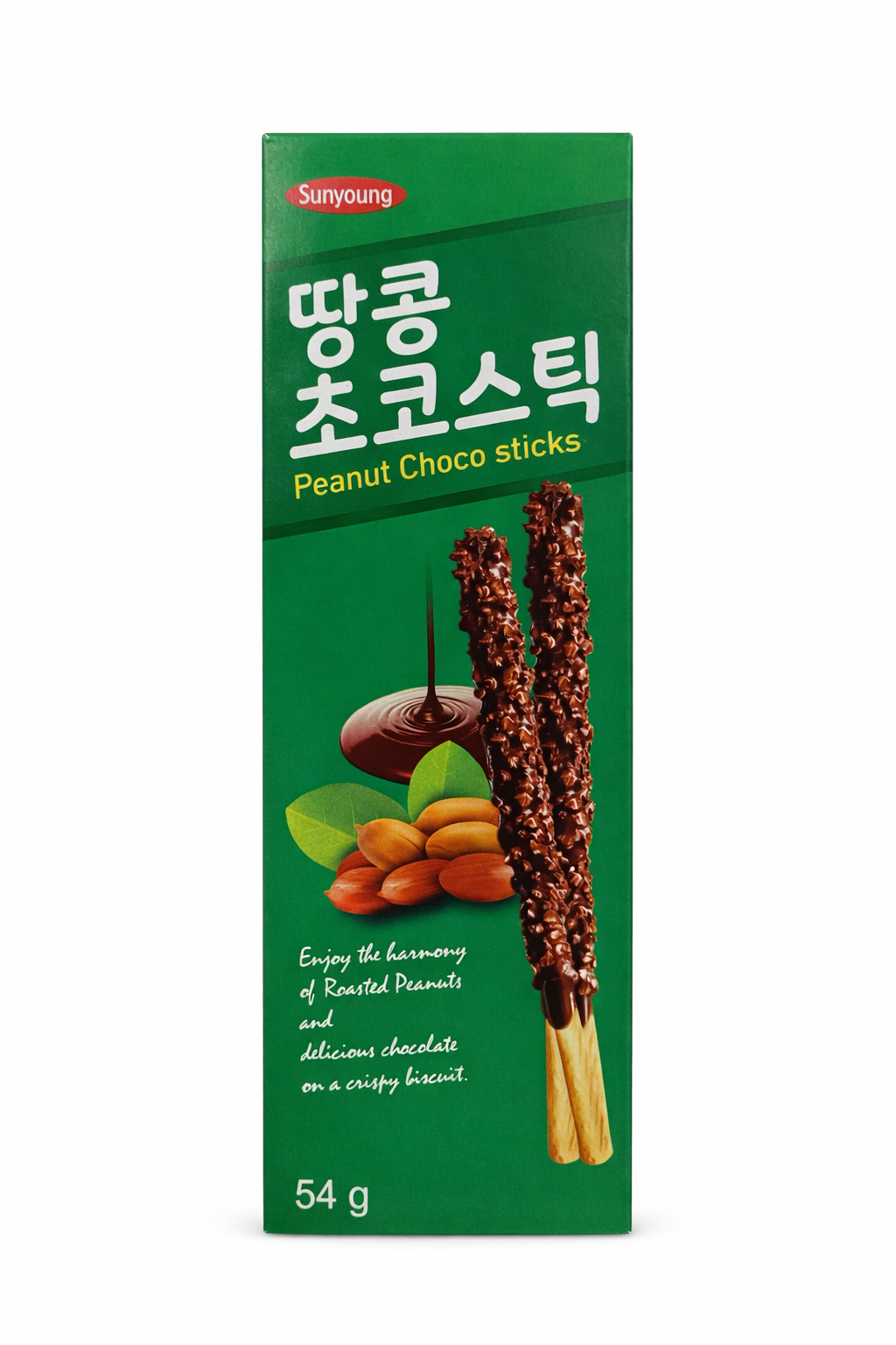 Peanut Choco Sticks – Biscotti Croccanti al Cioccolato e Arachidi 54g