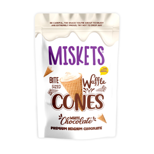 MISKETS MINI CONI GUSTO CIOCCOLATO BIANCO 70G