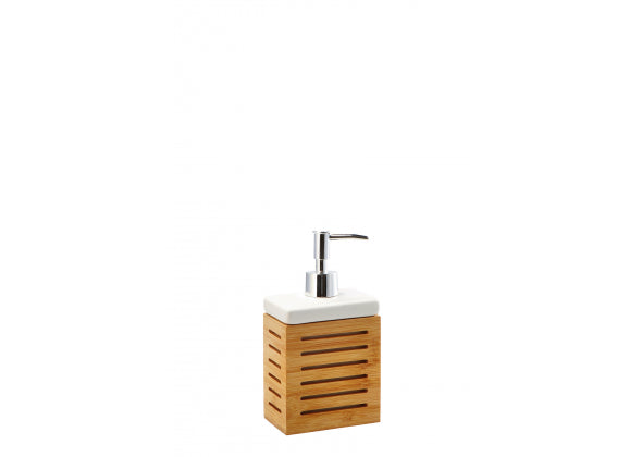 Portasapone in Ceramica e Bambu
