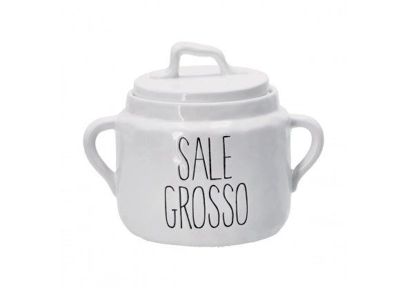 Barattolo in ceramica con coperchio 12,5 x 11 x h13,5 cm