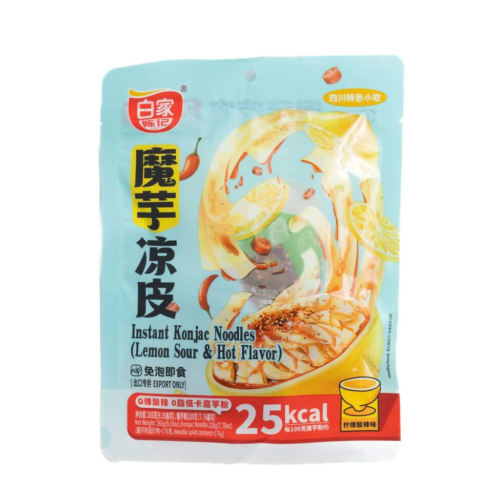 NOODLES ISTANTANEI DI KONJAC AGROPICCANTE AL LIMONE 265G
