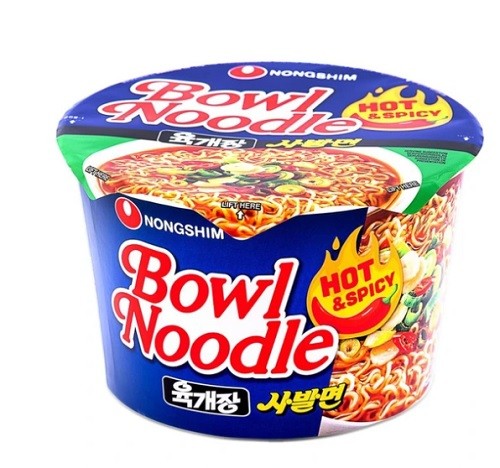 NONGSHIM RAMEN BOWLS NOODLES - GUSTO PICCANTE