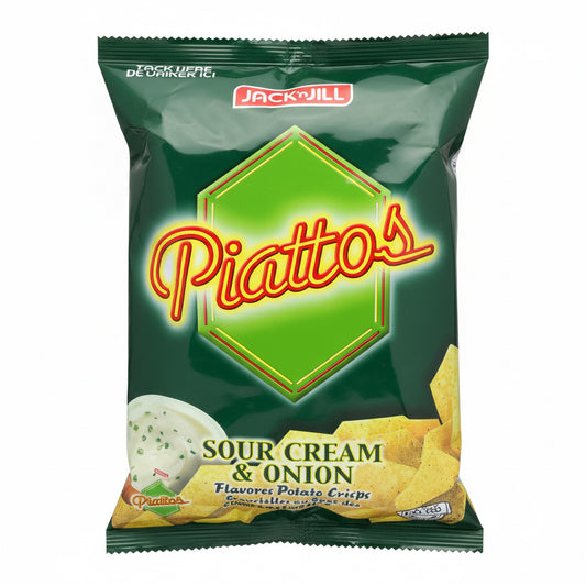 PIATTO’S PATATINE GUSTO CIPOLLA E PANNA ACIDA 85G
