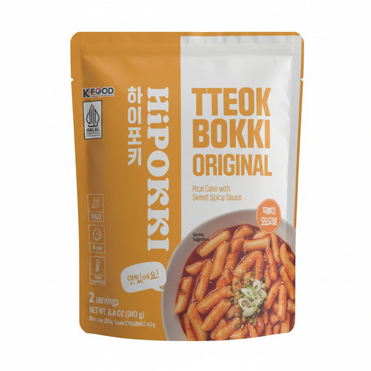 HIPOKKI TTEOBOKKI GNOCCHI DI RISO 240G DOLCE PICCANTE