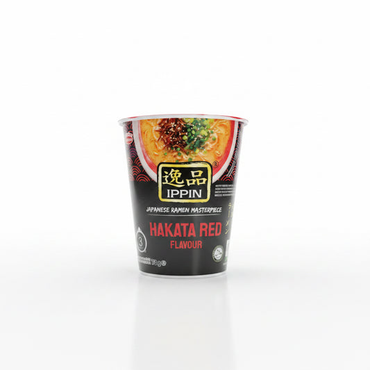 IPPIN - RAMEN HAKATA RED (BRODO DI MAIALE) 73G IN CUP
