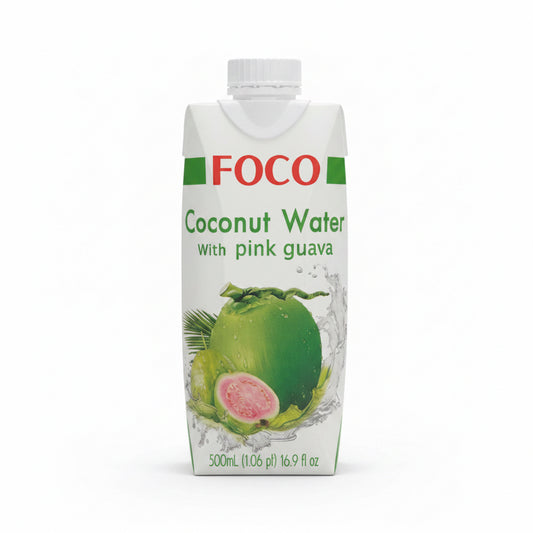 Acqua di Cocco FOCO GUAVA ROSA  – 500 ml