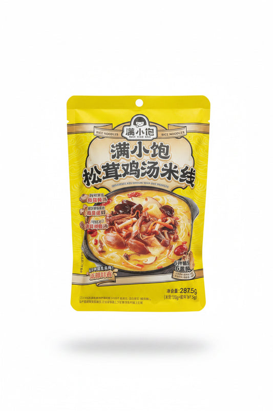 MANXIAOBAO SPAGHETTI DI RISO AL GUSTO DI POLLO E FUNGHI 287.5g