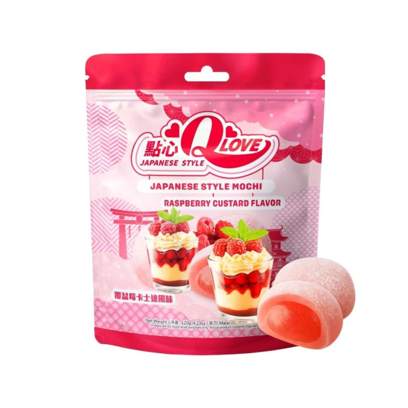 Q Mochi al gusto Crema di Lampone 120G