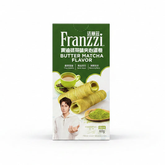 FRANZZI BISCOTTO ROLL AL BURRO E MATCHA 60G
