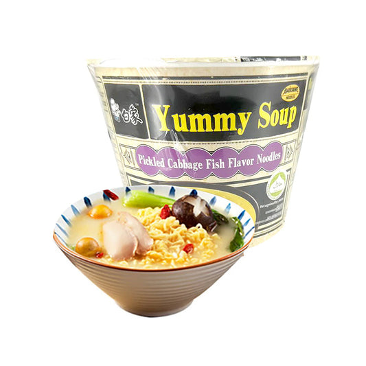 BaiXiang - Noodles istantanei alla zuppa di Pesce e Crauti