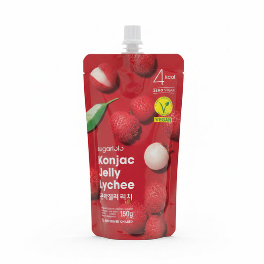 SUGARLOLO - BEVANDA GELATINA DI KONJAC 150G LYCHEES