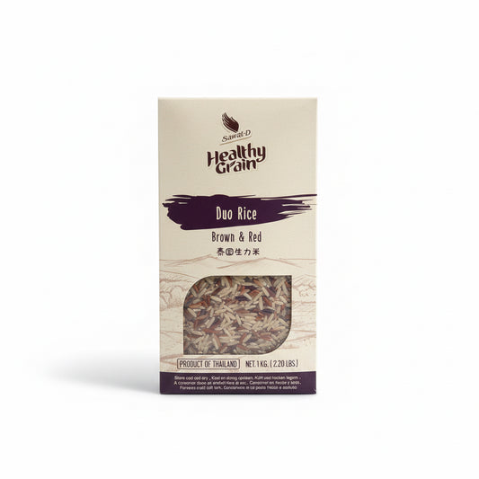 HEALTHY GRAIN - RISO ROSSO E MARRONE INTEGRALE 1KG