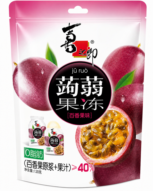 Gelatina di Konjac gusto Frutta della passione 120g