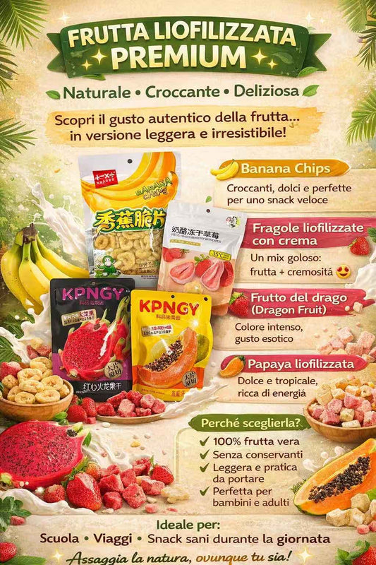 BOX FRUTTA LIOFILIZZATA