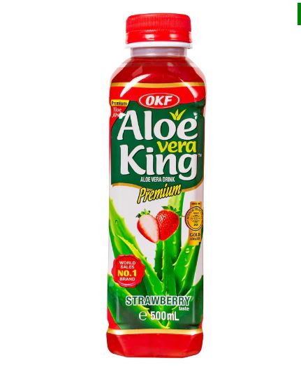 Bevanda aloe vera al gusto di fragola da 500ml