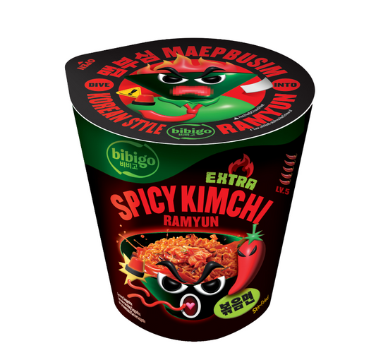 BIBIGO RAMEN IN CUP 98G KIMCHI EXTRA PICCANTE
