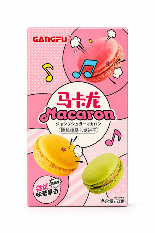 PASTICCINO MACARON SCOPPIETTANTE ALLA FRAGOLA  50g