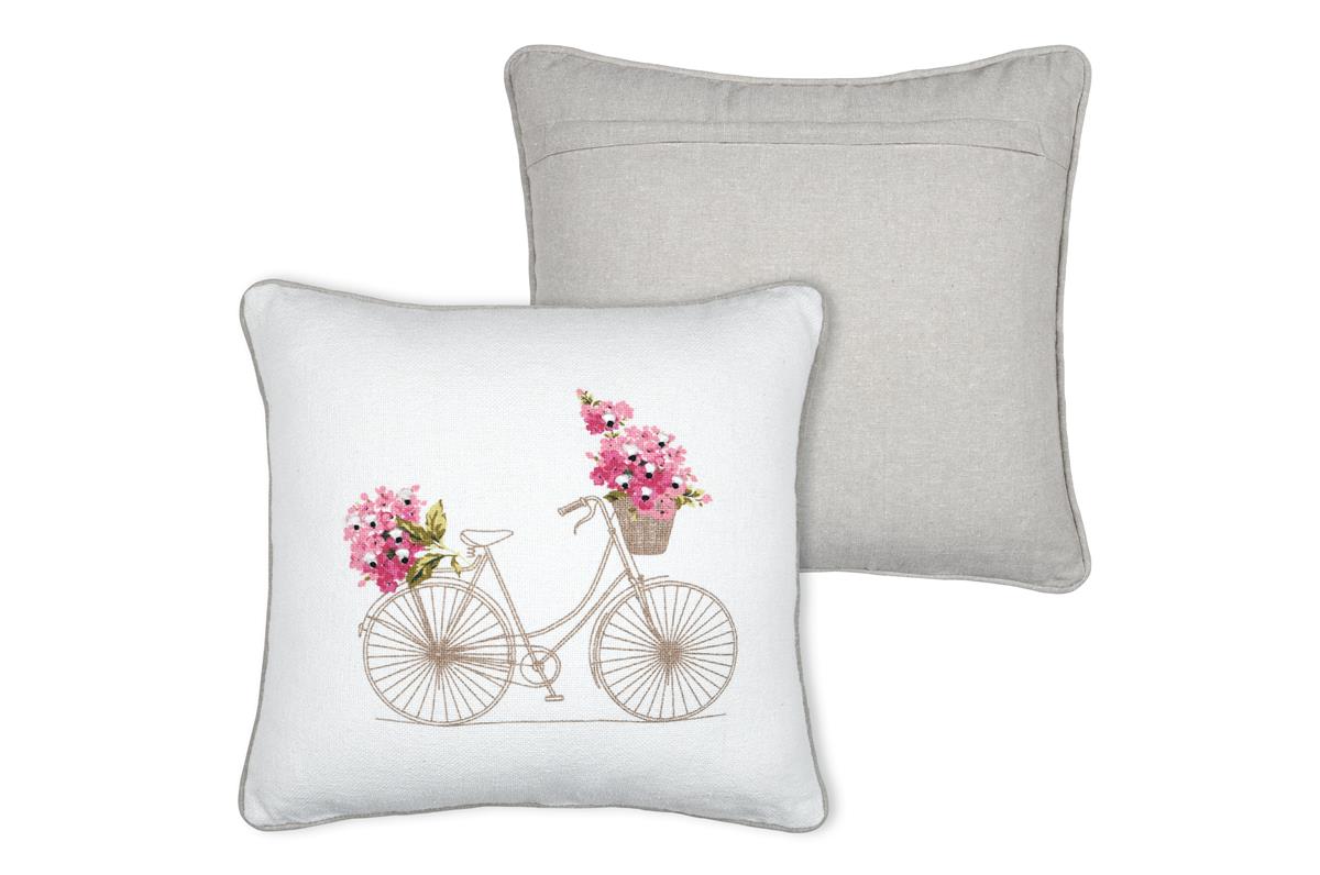 CUSCINO CON BICICLETTA 45X45cm