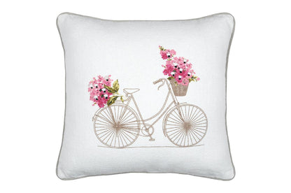 CUSCINO CON BICICLETTA 45X45cm
