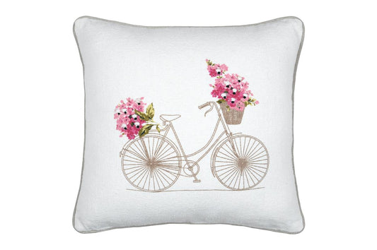 CUSCINO CON BICICLETTA 45X45cm