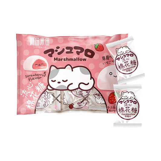 Marshmallow ripieni al gusto fragola 90g
