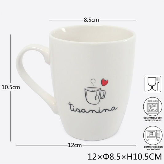Tazza Tisanina 12X10.5CM D.8.5CM