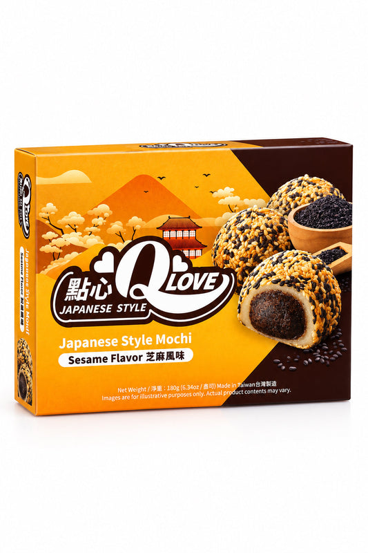 MOCHI QLOVE AL SESAMO NERO 180G