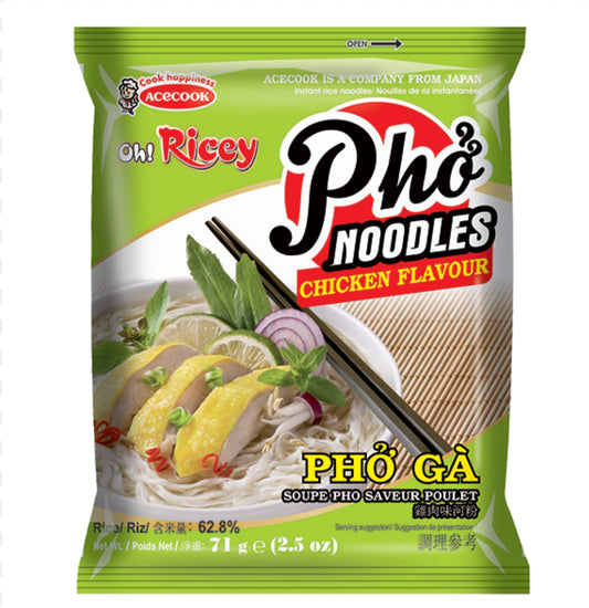 Noodles di riso Pho al gusto di pollo