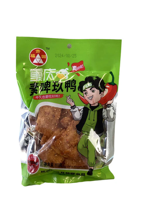 Snack di soia al gusto di anatra