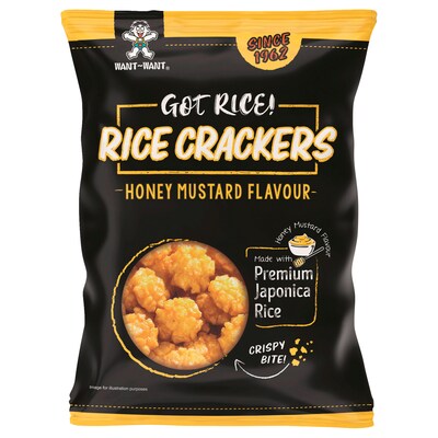 WANTWANT CRACKER DI RISO AL MIELE E SENAPE