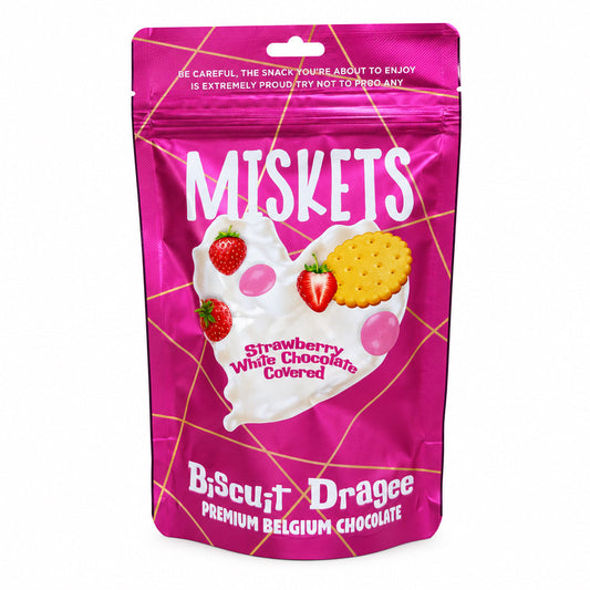 MISKETS BISCOTTI CON FRAGOLE LIOFILIZZATE CON 80G