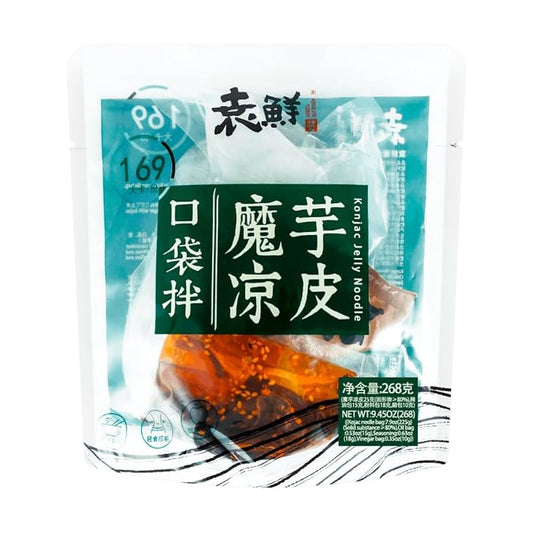 Noodle di konjac istantanei con salsa piccante