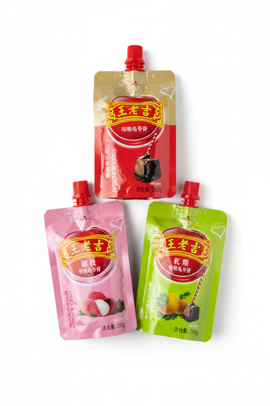 WANG LAO JI - BEVANDA DI GELATINA ALLE ERBE 258G