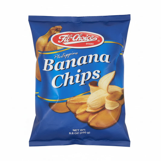 FIL CHOICE BANANA CHIPS 250G
