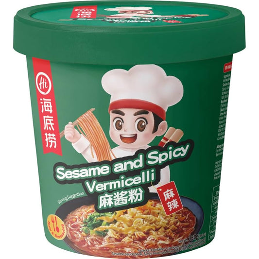 Haidilao Vermicelli Istantanei Sesamo Piccante IN CUP 144g